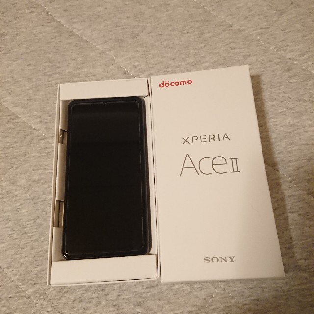 【・美品】docomo XPERIA AceⅡ so-41b 本体 黒