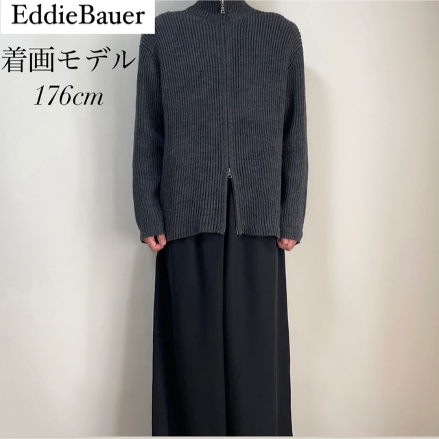 “EddieBauer”エディーバウアージップニットセーター