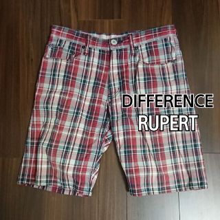 ルパート(RUPERT)のDIFFERENCE RUPERT チェック ハーフパンツ(ショートパンツ)