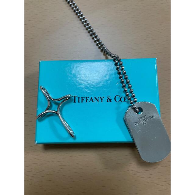 ネックレスTiffany＆Co ティファニー ドッグタグ ペレッティクロス ネックレス