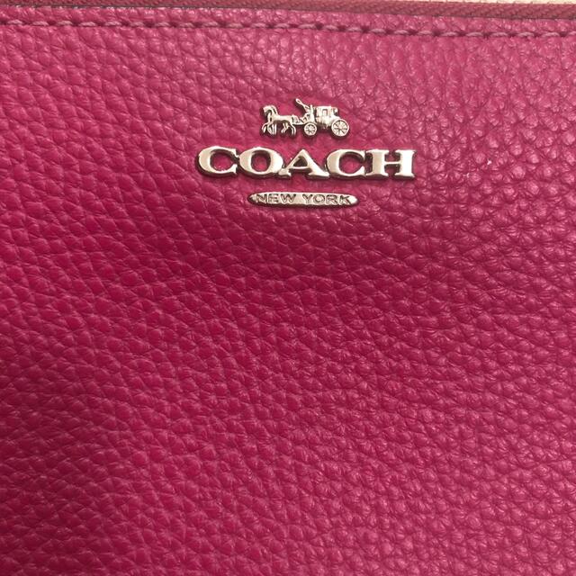 COACH(コーチ)のCOACH  コーチ  長財布　ラウンドジップ　ピンク メンズのファッション小物(長財布)の商品写真