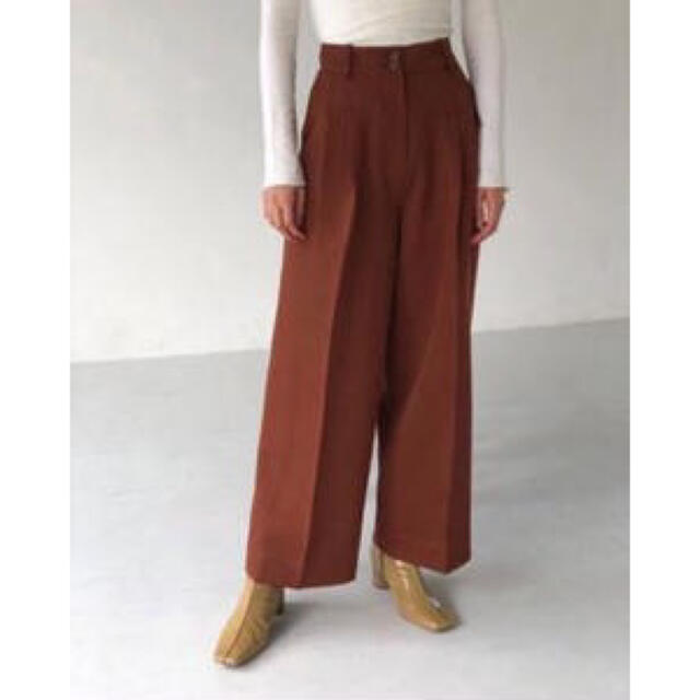 タグ付き★TODAYFUL トゥデイフル Twill Tuck Trousers