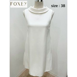 Foxey 膝丈ワンピース 38 結婚式 ミディアムドレス Nolachristmasfest Com