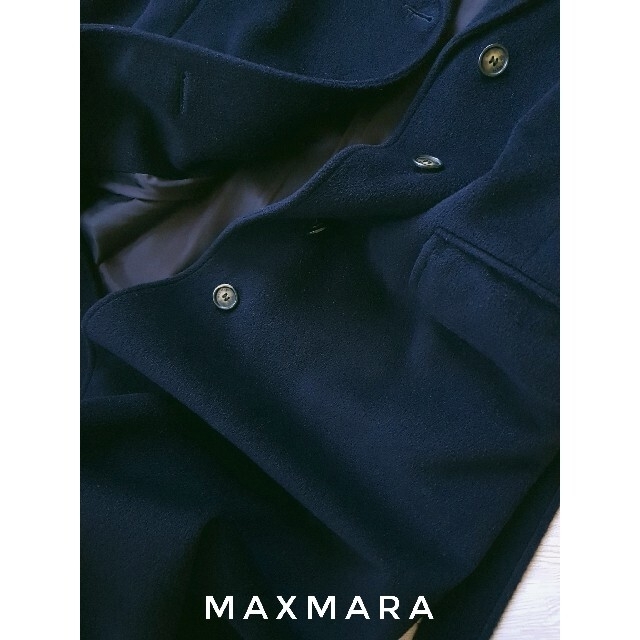 Max Mara(マックスマーラ)の超高級 MaxMara 憧れのイタリア製マキシ丈ベルテッドコート マックスマーラ レディースのジャケット/アウター(ロングコート)の商品写真