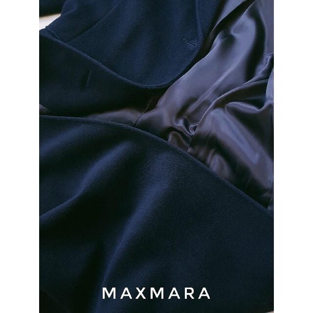 Max Mara(マックスマーラ)の超高級 MaxMara 憧れのイタリア製マキシ丈ベルテッドコート マックスマーラ レディースのジャケット/アウター(ロングコート)の商品写真