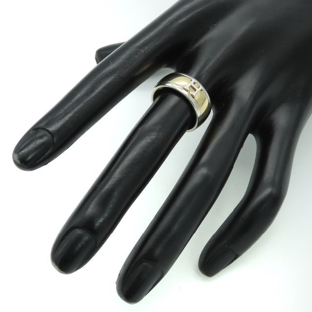 HERMES - 極希少 美品 エルメス H ロゴ ゴールド シルバー HERMES - 極希少 美品 エルメス H ロゴ ゴールド シルバー