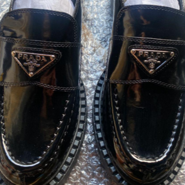何でも揃う PRADA - 38 プラダ ローファー ローファー+革靴 - zoopalic.com