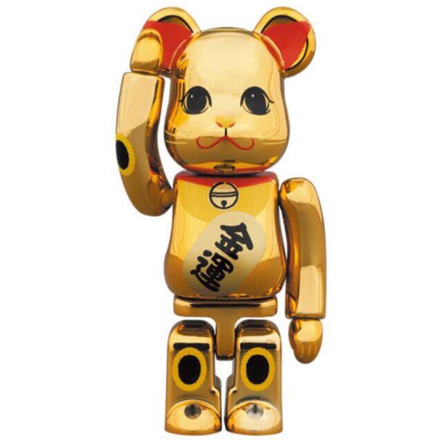 2個セット　BE@RBRICK 招き猫 金運 金メッキ 参 100％