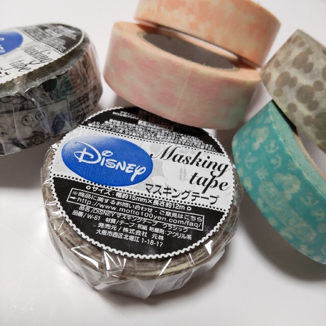 Disney(ディズニー)のディズニーマスキングテープ エンタメ/ホビーのおもちゃ/ぬいぐるみ(キャラクターグッズ)の商品写真