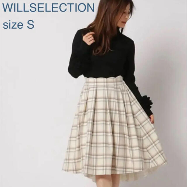 WILLSELECTION(ウィルセレクション)のWILLSELECTION フィッシュテール スカラヘムスカート レディースのスカート(ひざ丈スカート)の商品写真