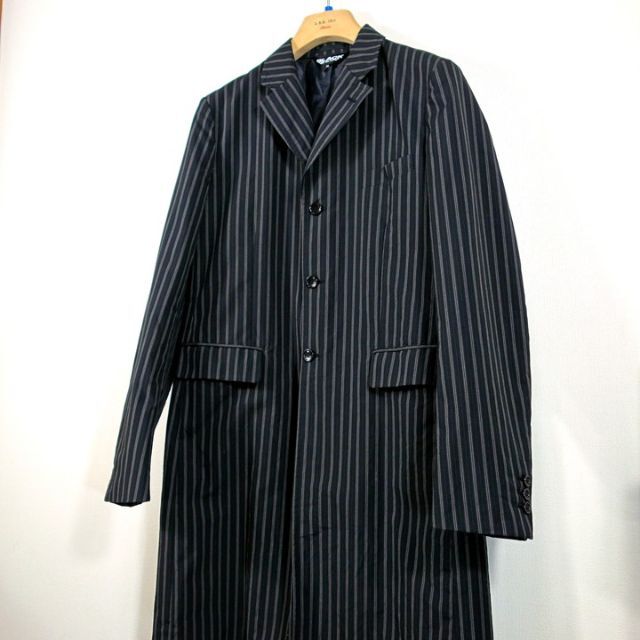 BLACK COMME des GARCONS(ブラックコムデギャルソン)の【極美品】ブラックコムデギャルソン　2020春夏　チェスターコート メンズのジャケット/アウター(チェスターコート)の商品写真