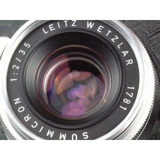 LEICA - Leica SUMMICRON 35mm F2 メガネ付 8枚玉 整備済 の通販 ...