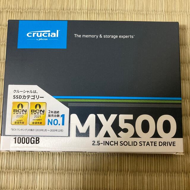 【新品】Crucial CT1000MX500SSD1/JP 1TBPC/タブレット