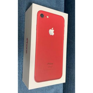 【美品】iPhone7 レッド空箱＆ケース(その他)