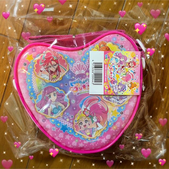 BANDAI(バンダイ)の⋆͛💖新品・未使用￤トロピカルージュ プリキュア ハート型ショルダーバッグ💖⋆͛ キッズ/ベビー/マタニティのこども用バッグ(ポシェット)の商品写真