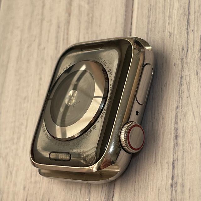 Apple Watch(アップルウォッチ)の付属品未使用 アップルウォッチ セルラー ステンレススチール40mm メンズの時計(腕時計(デジタル))の商品写真