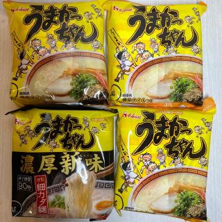 ハウスショクヒン(ハウス食品)のうまかっちゃん　ラーメン ×3  濃厚新味 ×1 (麺類)