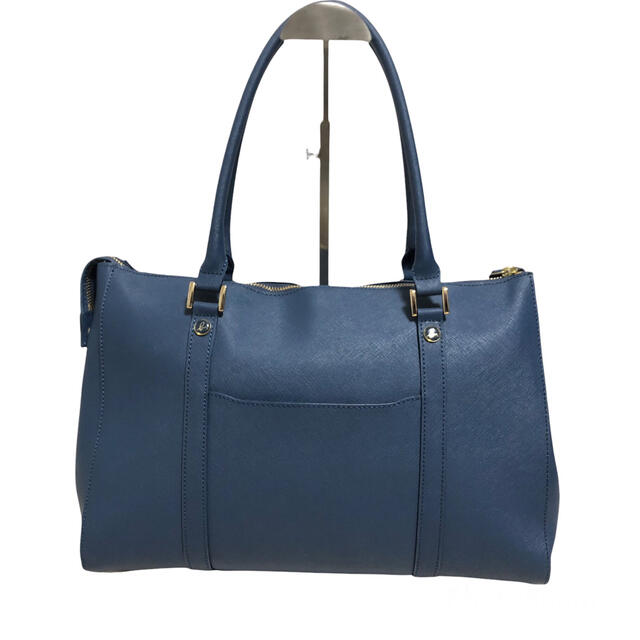 新品】agnes b. レザーロゴトートバッグ ブルー | www.ofa.sg