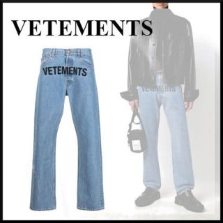 サンベットモン(saintvêtement (saintv・tement))のvetements ロゴデニム 17aw(デニム/ジーンズ)