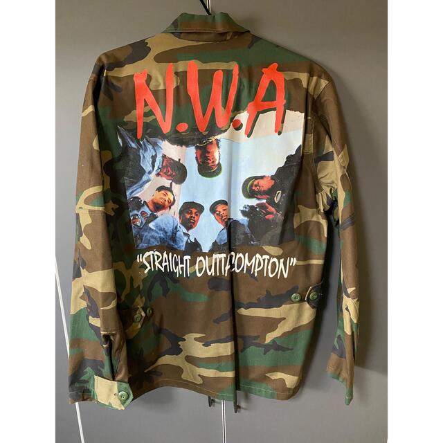 ヴィンテージウェアエルエー　N.W.A 希少　カモ柄　シャツ　ジャケット メンズのトップス(シャツ)の商品写真