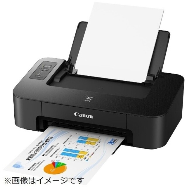 Canon(キヤノン)のCANON  PIXUS TS203プリンター  ブラック [L判～A4] スマホ/家電/カメラのPC/タブレット(PC周辺機器)の商品写真