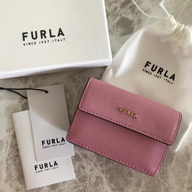 新品☆FURLA ライトベージュ バニラ レザー 折り財布 | unimac.az