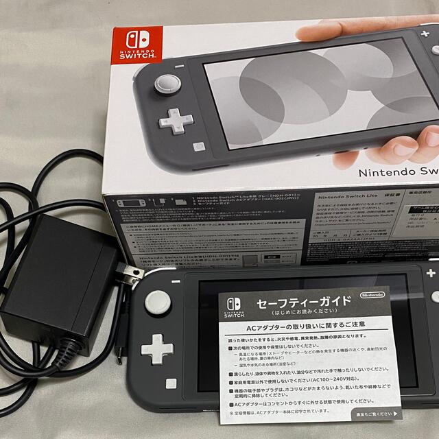 Nintendo Switch LITE グレー 人気メーカー・ブランド 5280円引き