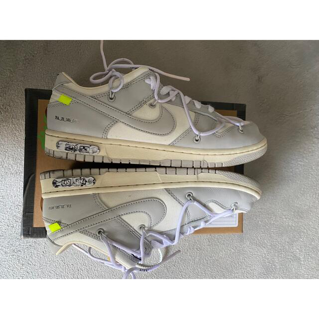 OFF-WHITE - OFF-WHITE × NIKE DUNK LOW 1 OF 50 49の通販 by R's shop