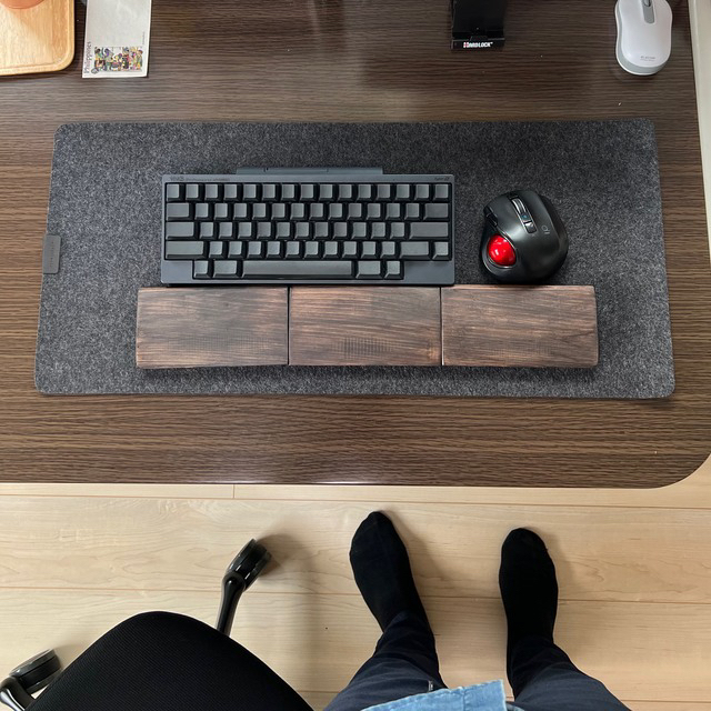 GROVEMADE/ Wool Felt Desk Pad small size