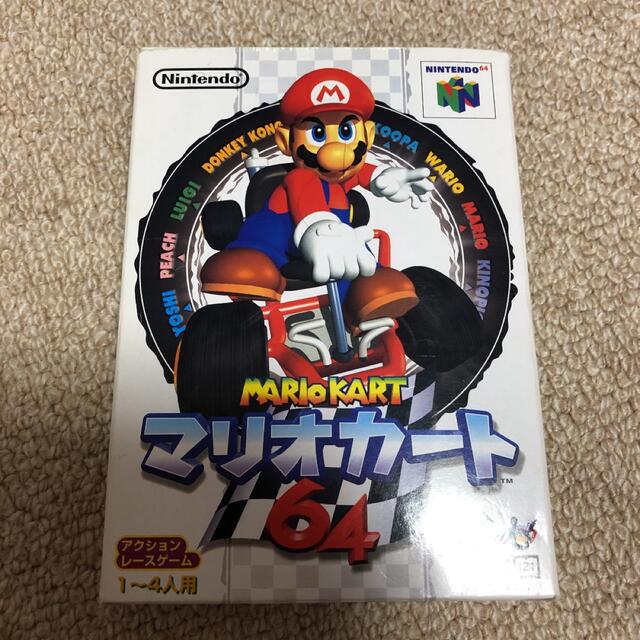 NINTENDO 64(ニンテンドウ64)のマリオカート64 エンタメ/ホビーのゲームソフト/ゲーム機本体(家庭用ゲームソフト)の商品写真