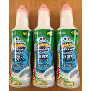 ジョンソン(Johnson's)の新品未使用未開封:スクラビングバブル　超強力トイレクリーナー ３本(日用品/生活雑貨)