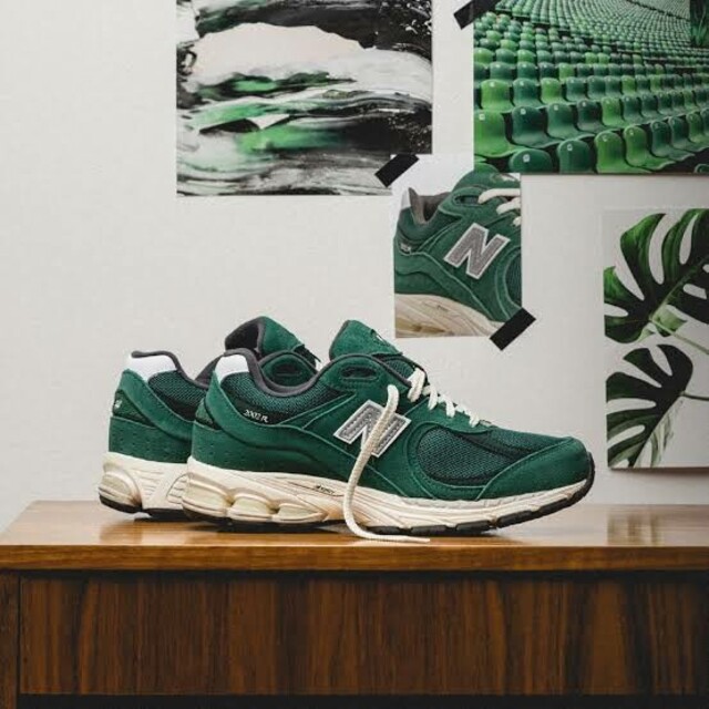 26.5cm New Balance M2002R HB greenM2002RHBカラー