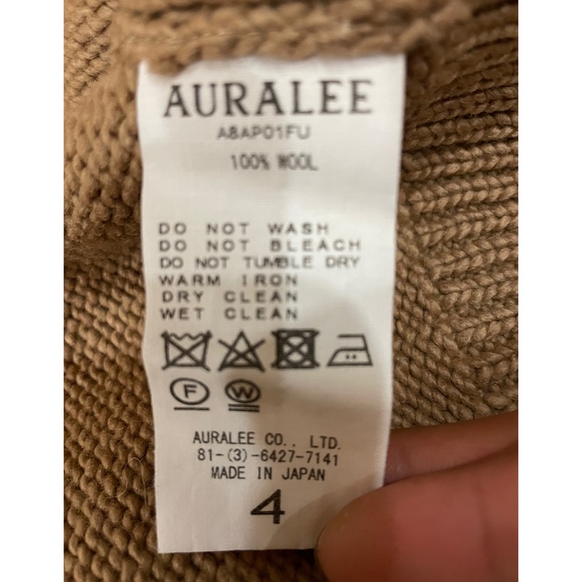 AURALEE / FELT WOOL YARN KNIT PO 3