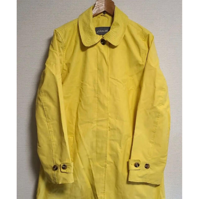 Eddie Bauer(エディーバウアー)のエディーバウアー Eddie Bauer ステンカラーコート 黄色 yellow レディースのジャケット/アウター(スプリングコート)の商品写真