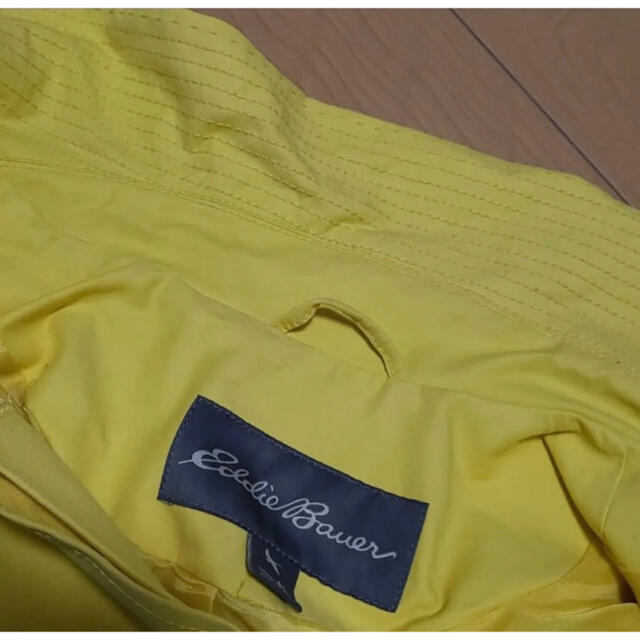 Eddie Bauer(エディーバウアー)のエディーバウアー Eddie Bauer ステンカラーコート 黄色 yellow レディースのジャケット/アウター(スプリングコート)の商品写真