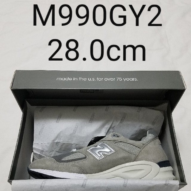 ニューバランスnew balance M990GY2 28.0cmのサムネイル