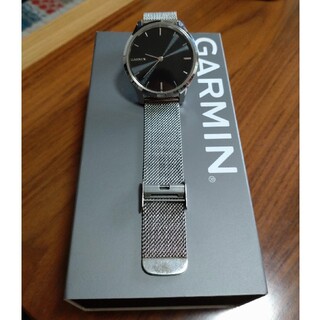 ガーミン(GARMIN)のGARMIN VIVOMOVE LUXE シルバー スマートウォッチ(腕時計(デジタル))