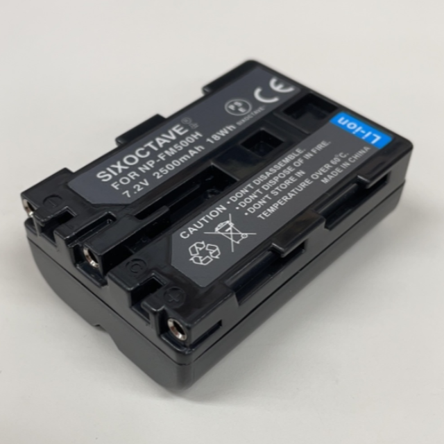 NP-FM500H ソニー 互換バッテリー 1個 カメラ本体に残量表示可能