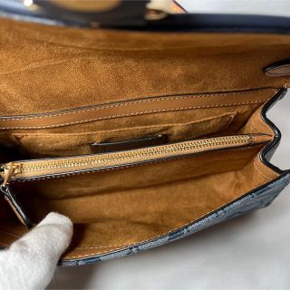 【新品】COACH コーチ クリオ トップ ハンドル シグネチャー デニム
