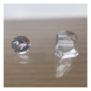 【結晶標本付き】玉山鉱山産水晶　　ルース　1.84ct(各種パーツ)