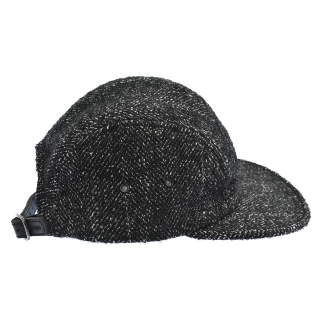 SUPREME シュプリーム 18AW Loro Piana Wool Camp Cap ロロピアーナ ボックスロゴ ウールキャンプキャップ ブラック