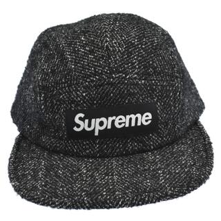 シュプリーム(Supreme)のSUPREME シュプリーム 18AW Loro Piana Wool Camp Cap ロロピアーナ ボックスロゴ ウールキャンプキャップ ブラック(キャップ)