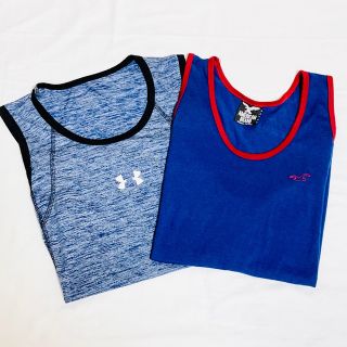 アンダーアーマー(UNDER ARMOUR)のトレーニング　タンクトップ　2枚(タンクトップ)