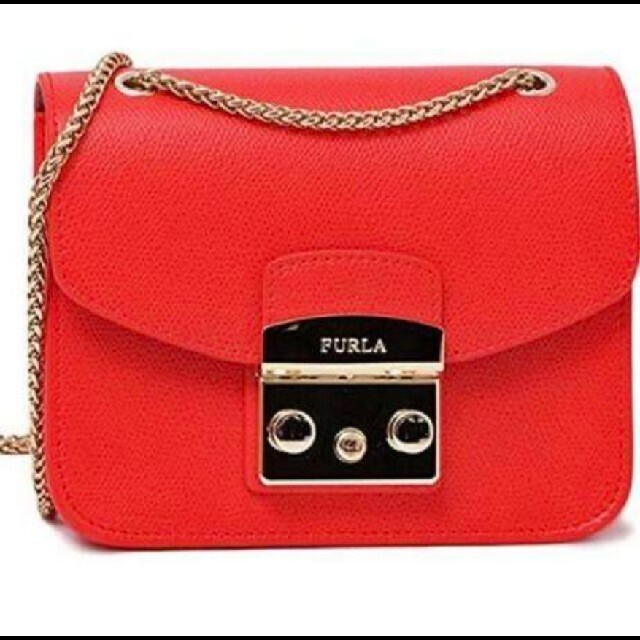 【新品】FURLA フルラ  メトロポリス ミニ  ショルダーバッグ レッド 1