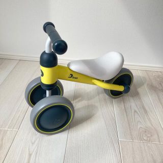 アイデス(ides)のDバイク　黄色×黒　Dbikeミニ(三輪車)