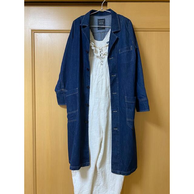 w closet(ダブルクローゼット)のデニムロングコート レディースのジャケット/アウター(ロングコート)の商品写真