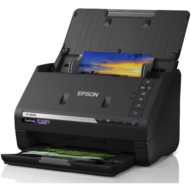 EPSON(エプソン)の新品 エプソン フォトスキャナー FF-680W 写真簡単スキャン スマホ/家電/カメラのPC/タブレット(PC周辺機器)の商品写真