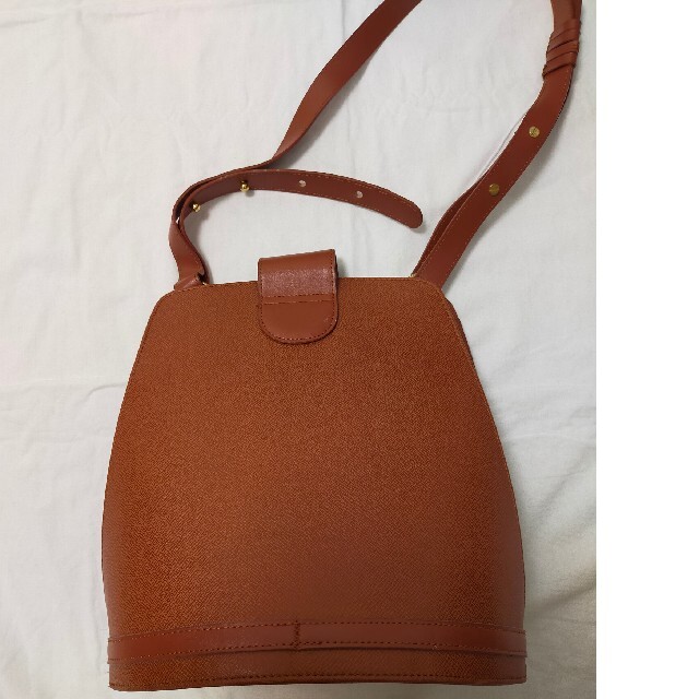 【美品】Laura giani　ショルダーバッグ　バケツバッグ　ブラウン レディースのバッグ(ショルダーバッグ)の商品写真