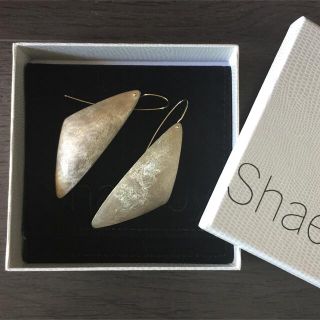 シェイスビー　18k silver シルバープレート　ピアス(ピアス)