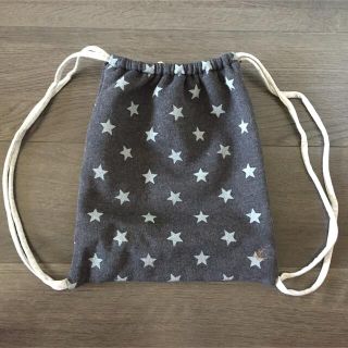 プチバトー(PETIT BATEAU)のプチバトー  コットン　ボア　巾着　バックベビーリュックサック　新品(リュックサック)